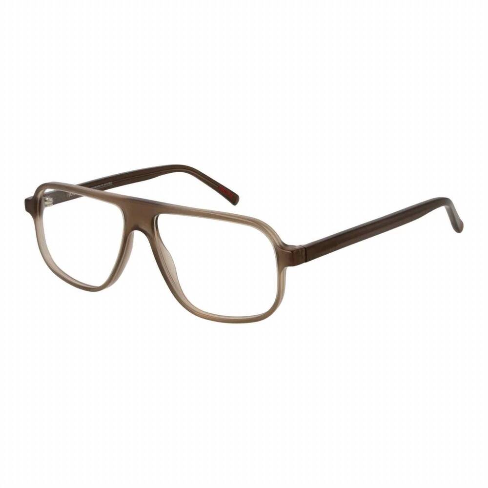 NEW ANDY WOLF unisex aviator acetate glasses in beige